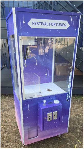 American Express Festival Fortunes Claw Machine Branded For Hire