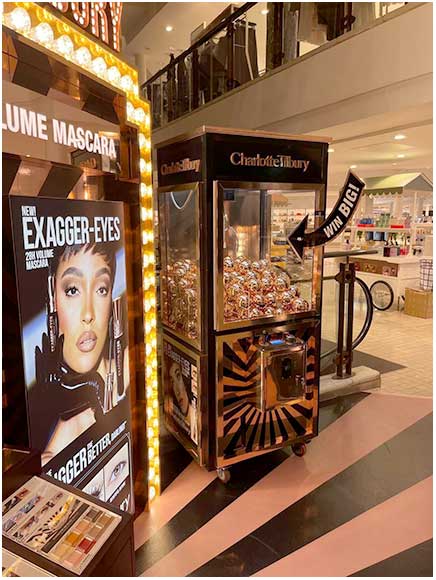 Charlotte Tilbury Branded Claw Machine